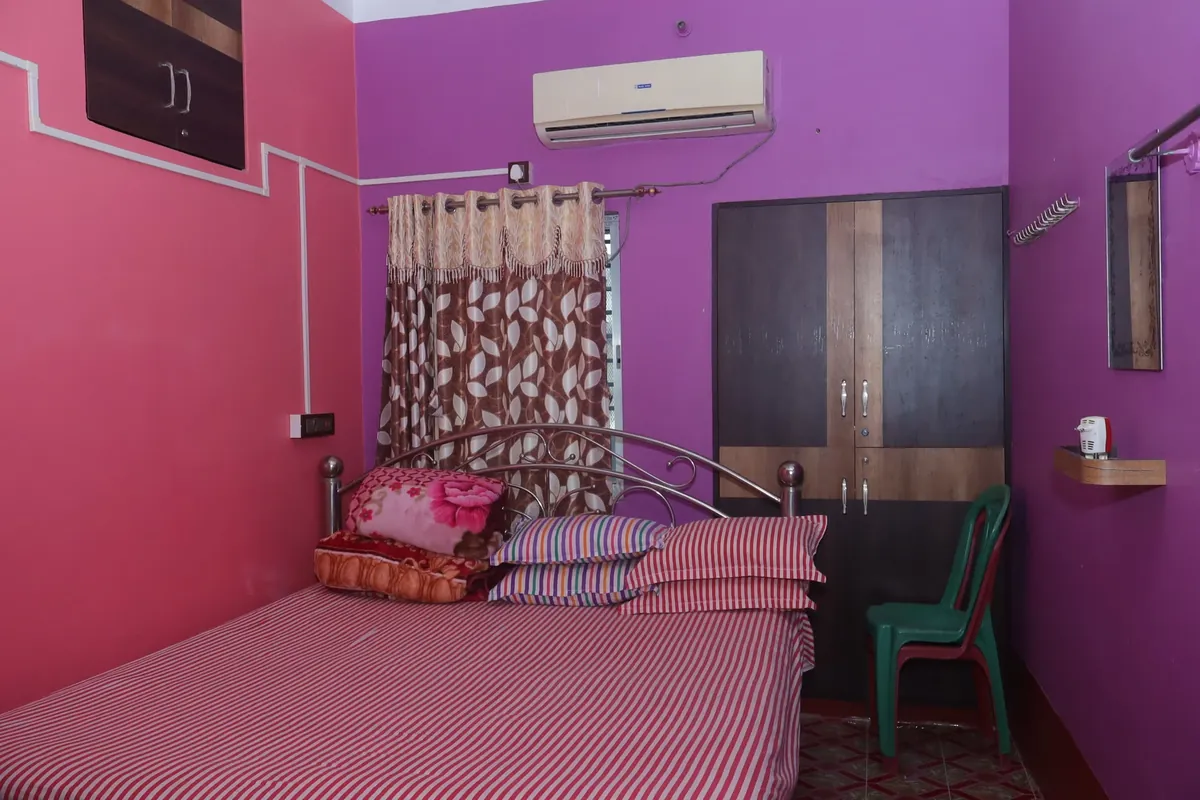 Room with attached bathroom