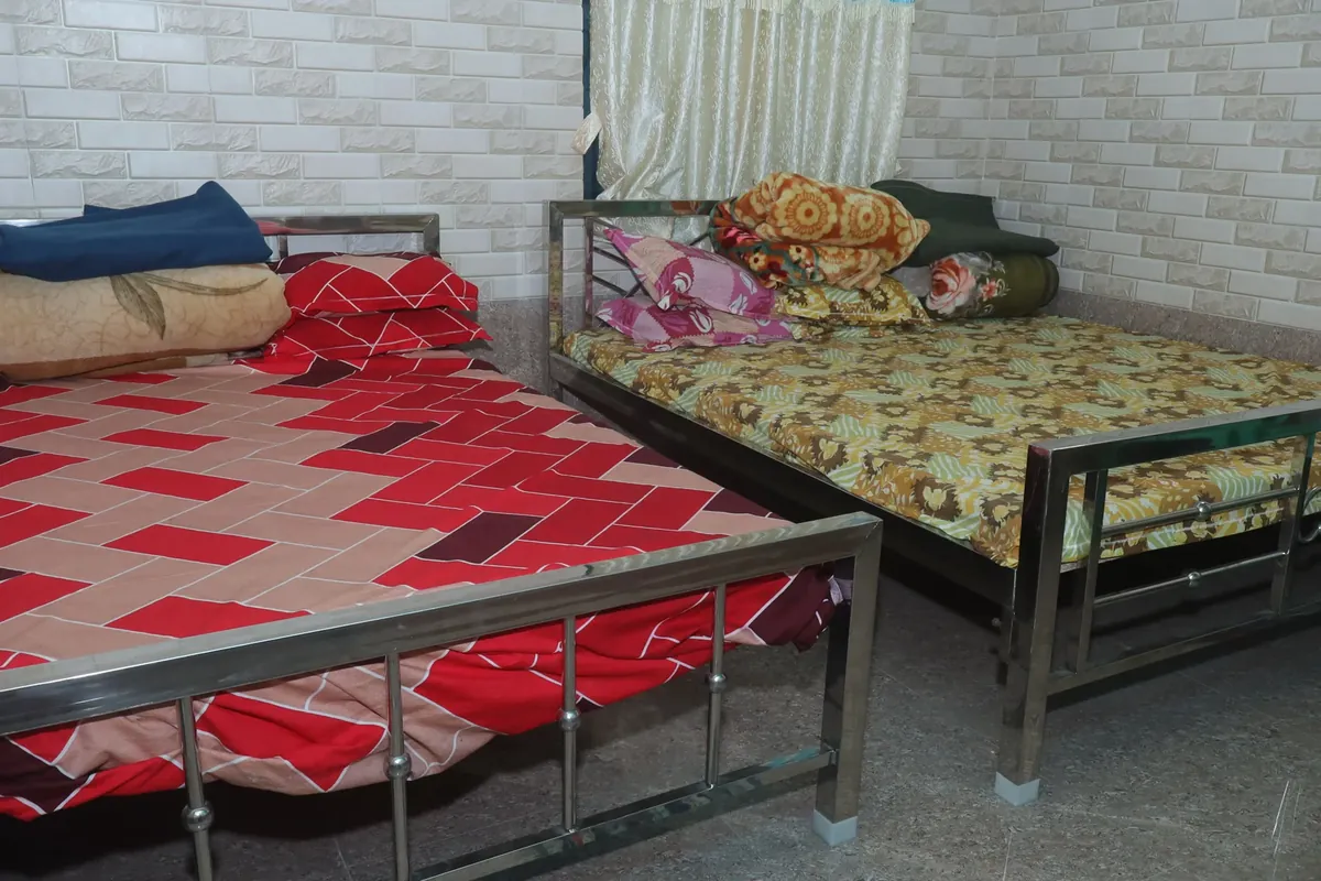 Serene rooms for spiritual retreat