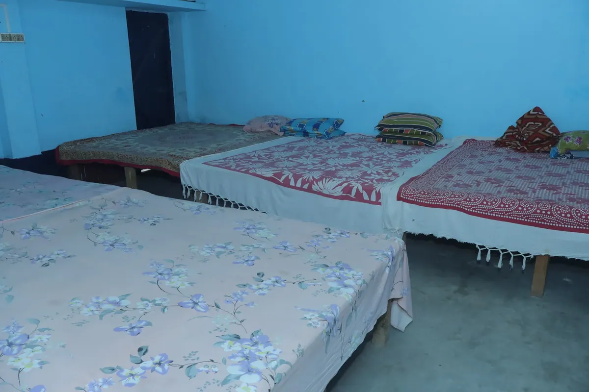 Comfortable accommodation for visiting devotees
