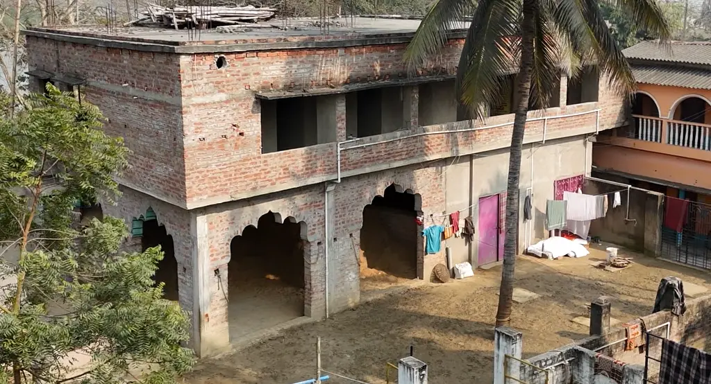 Goshala Structure at Narahari Dham