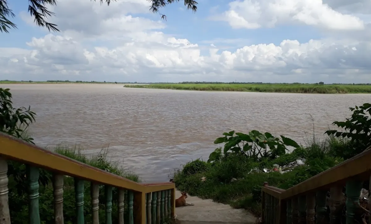 Scenic view of N-Ghat near Narahari Dham