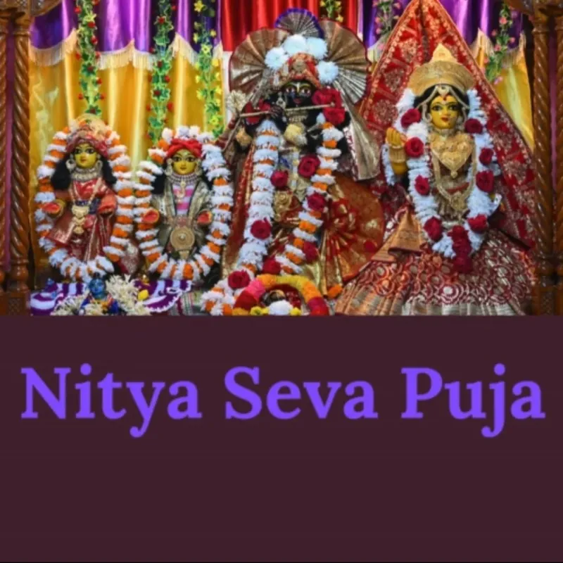 Nitya Seva daily deity worship at Narahari Dham Nabadwip